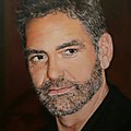м.х . 25х35 портрет «Дж.Клуни» Кирова А.
