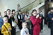 Зрители открытия выставки