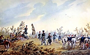 Бивуак лейб-гвардейского Гусарского полка под Красным селом, 1835 год