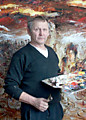 Чурсин Сергей Михайлович, художник, живописец, председатель кавалеровского клуба «Творчество», п. Кавалерово, Хабаровский край