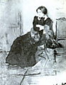 Портрет сестры Л.В. Маяковской, 1910 г.