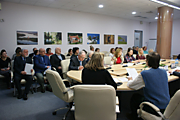 Делегация из Москвы приглашена на круглый стол в Национальной Библиотеке Республики Беларусь.