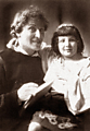 Марк Шагал с дочерью Идой