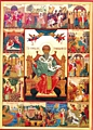 В.Н. Кокшаров. Икона «Святой Спиридон Тримифунтский с клеймами жития»