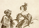 Молодая женщина и старуха, 1832–1834 годы