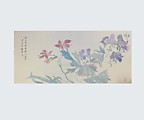 Ли Шутон - г. Далянь, «Утренние цветы». Китайская тушь на бумаге. 2020.