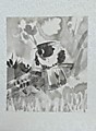 Хао Шоумин - г.Шицзячжуан, пров.Хэбэй, КНР       «Голубиное гнездо». Китайская тушь, бумага, 28x24 см., 2019 год