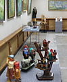 Часть экспозиции выставочного зала Государственного музея-заповедника С.А. Есенина в Константинове