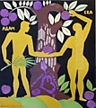 В.Пензин Адам и Ева из серии "Любовные страдания", 1969г.